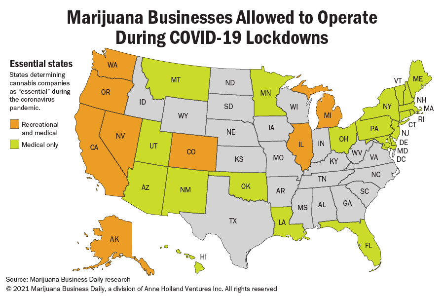 How ‘essential’ transformed the US cannabis industry amid the COVID-19 pandemic